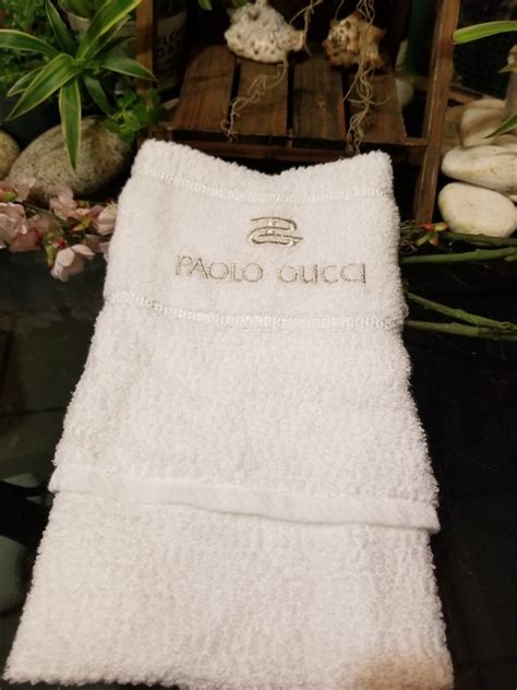 gucci golf towel|Gucci hand towels.